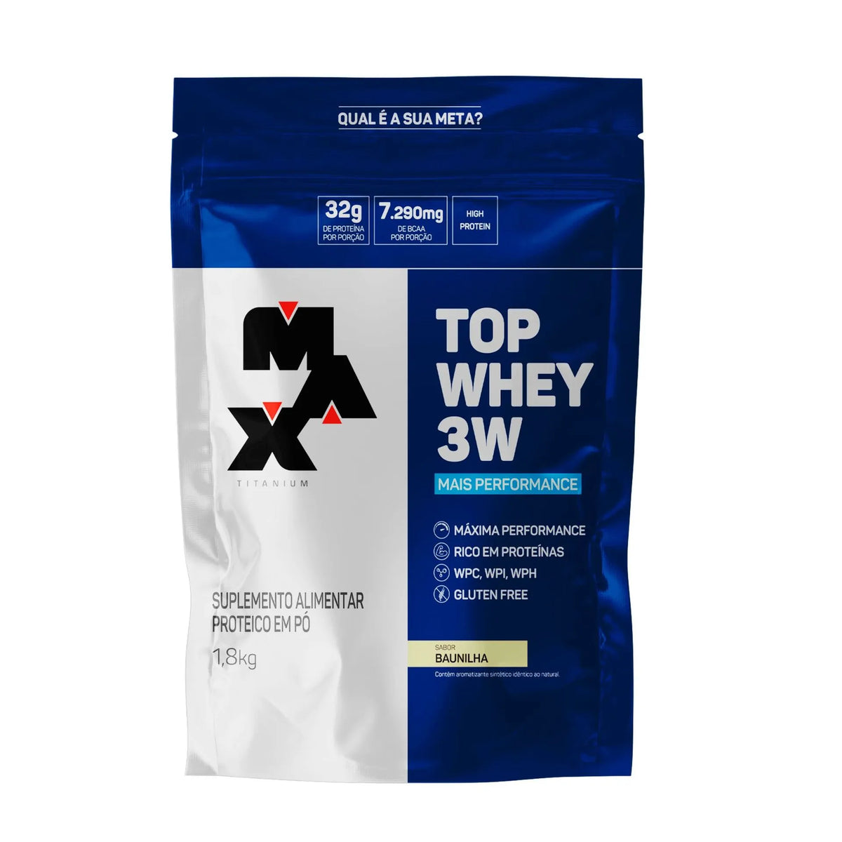 Whey 3W Max Titanium - 1,8kg