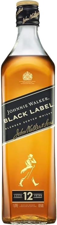 Whisky Johnnie Walker Black Label 12 Anos - 1L